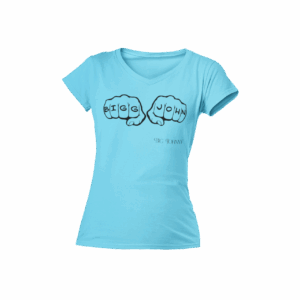 Women's V-Neck Big John Fists