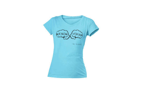 Women's V-Neck Big John Fists