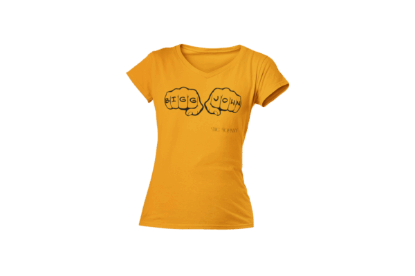 Women's V-Neck Big John Fists - Image 2